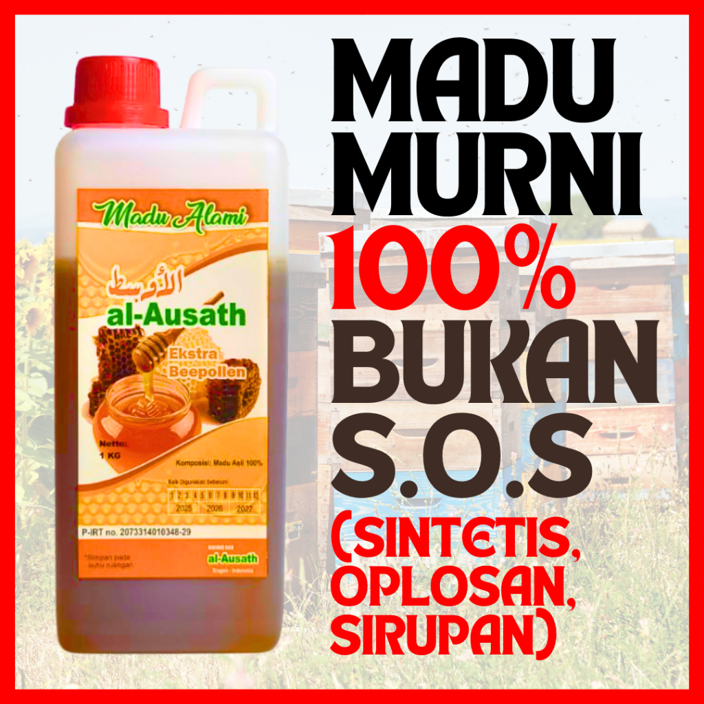 Jual 1KG MADU ASLI AL-AUSATH FULL NEKTAR RAW HONEY - MENINGKATKAN ...