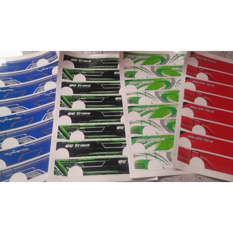 Jual Stiker miniatur bus Basuri body livery | Shopee Indonesia