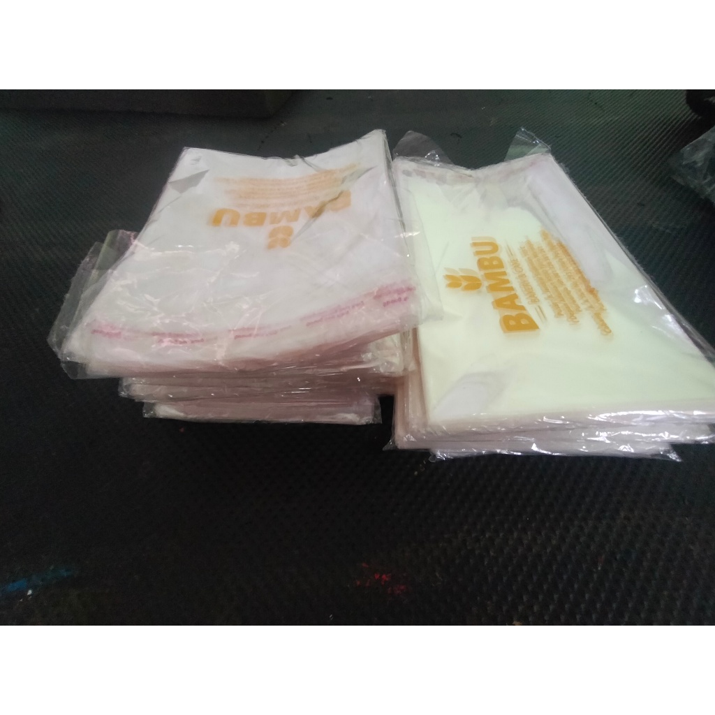 Jual Sablon Plastik OPP Roti 1 Hari Jadi 30 Micron Free Desain | Shopee ...