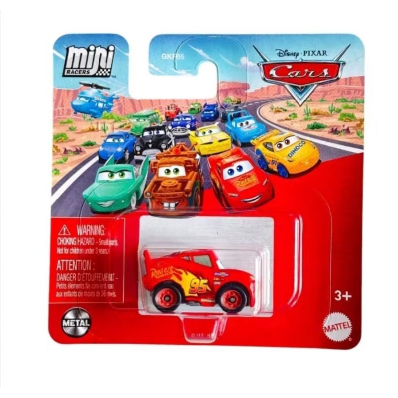 Jual Lightning Mcqueen Standard Mini Racers Disney Cars GKF65 939A ...