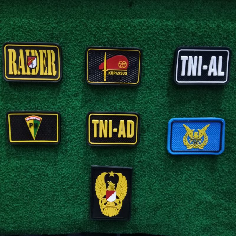 Jual Logo TNI logo patch rubber perekat | Shopee Indonesia