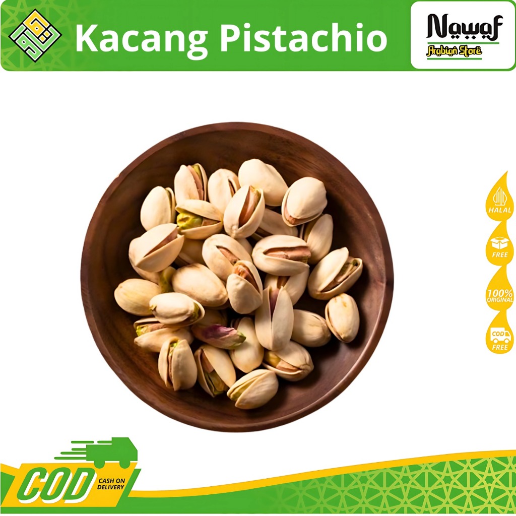 Jual KACANG FUSTUK PISTACHIO 1kg / Kacang Pistachio Arab Fustuk Murah ...