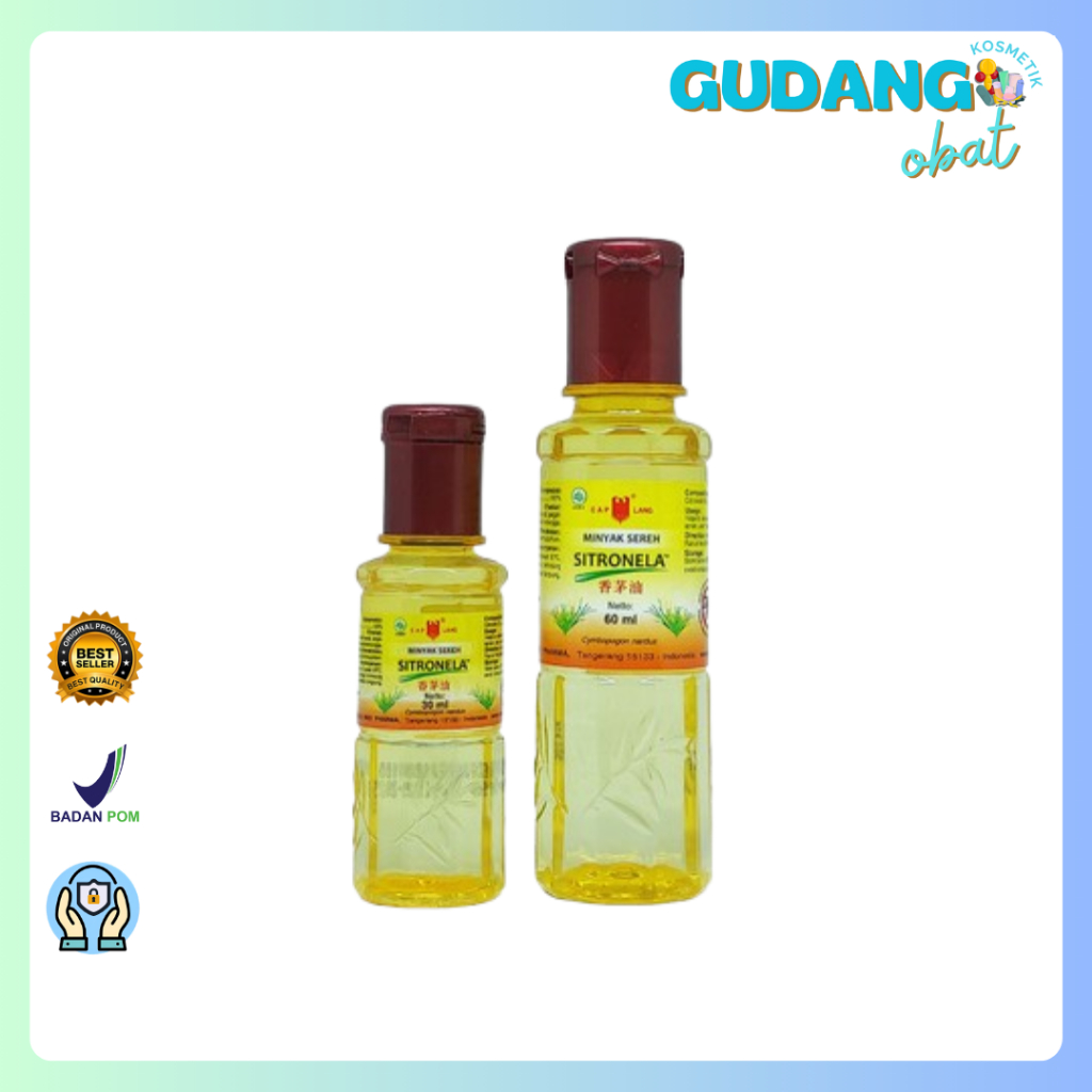 Jual Cap Lang Sitronela 30 Ml, 60 Ml - Minyak Sereh | Shopee Indonesia
