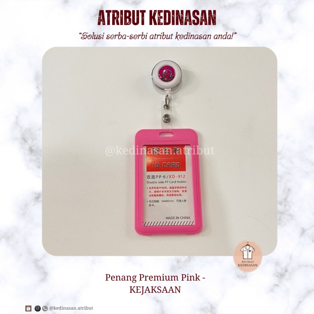 Jual Penang Id Card (Pink) - Bidang Pidsus Kejaksaan | Shopee Indonesia