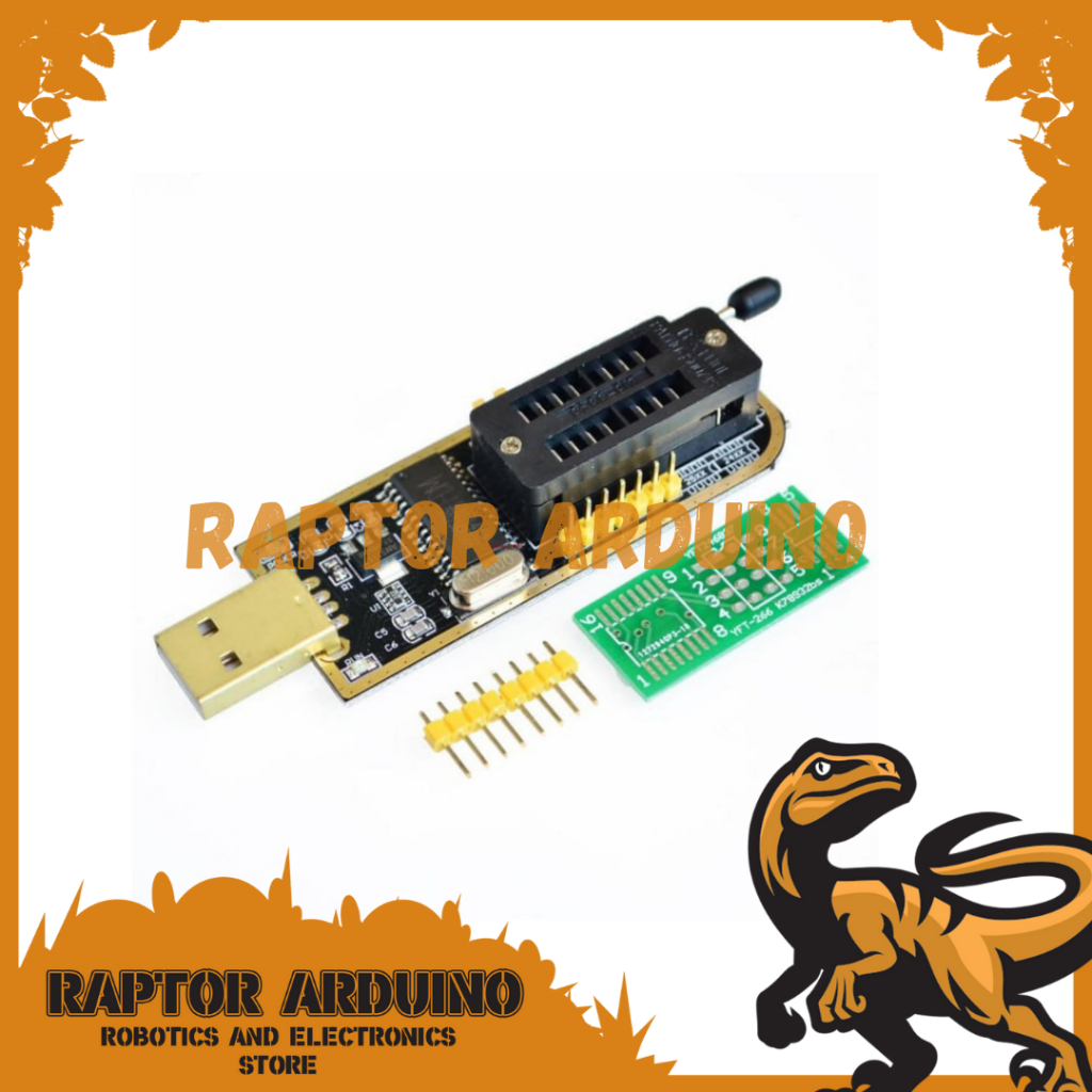 Jual EEPROM Flash BIOS USB Programmer CH341A 24 25 Series downloader ...