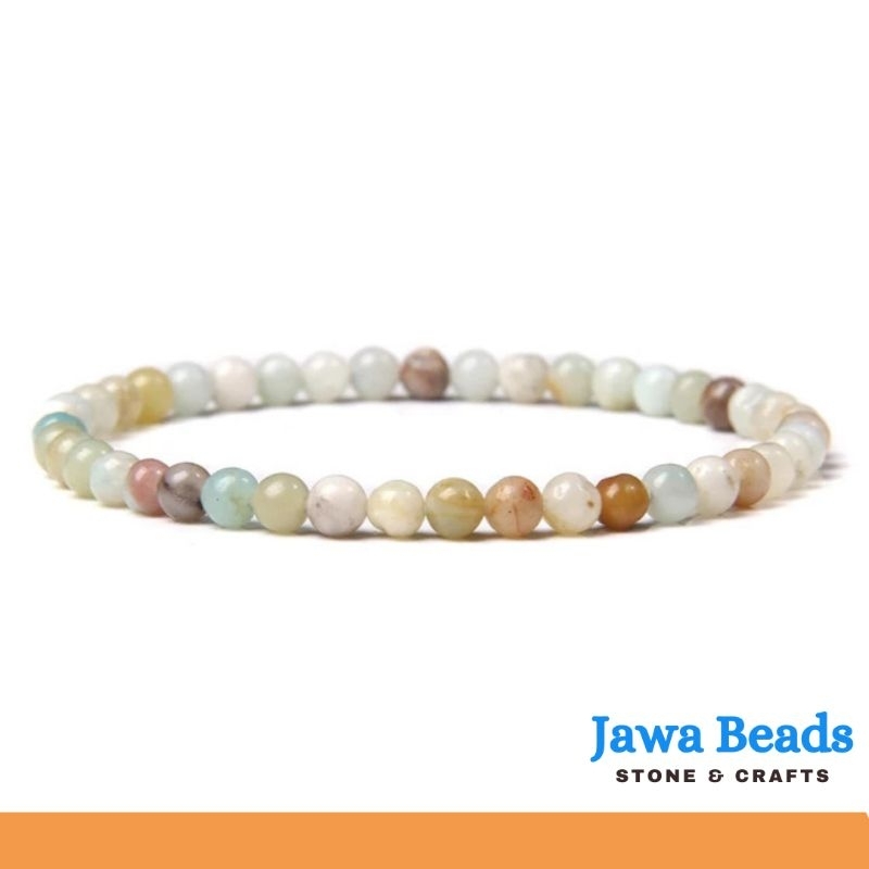 Jual Gelang Batu Amazonite mix 4mm 6mm 8mm | Shopee Indonesia