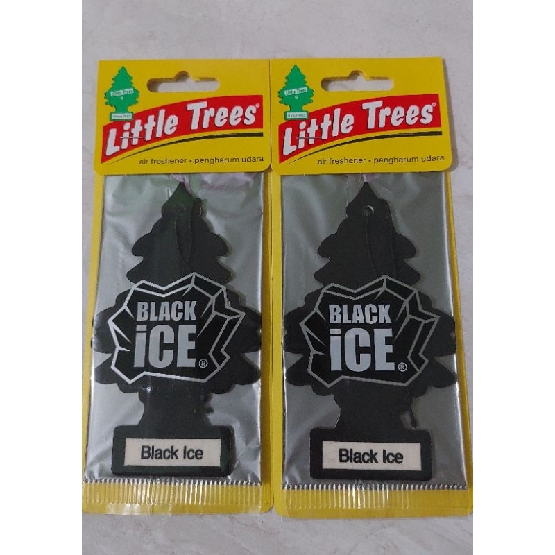 Jual Little Trees Black Ice Air Freshener | Shopee Indonesia
