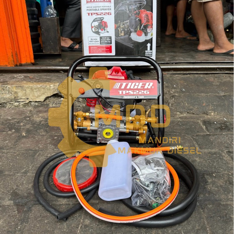 Jual Mesin Semprot Portable Power Sprayer TIGER TPS 226 2Tak Portable ...