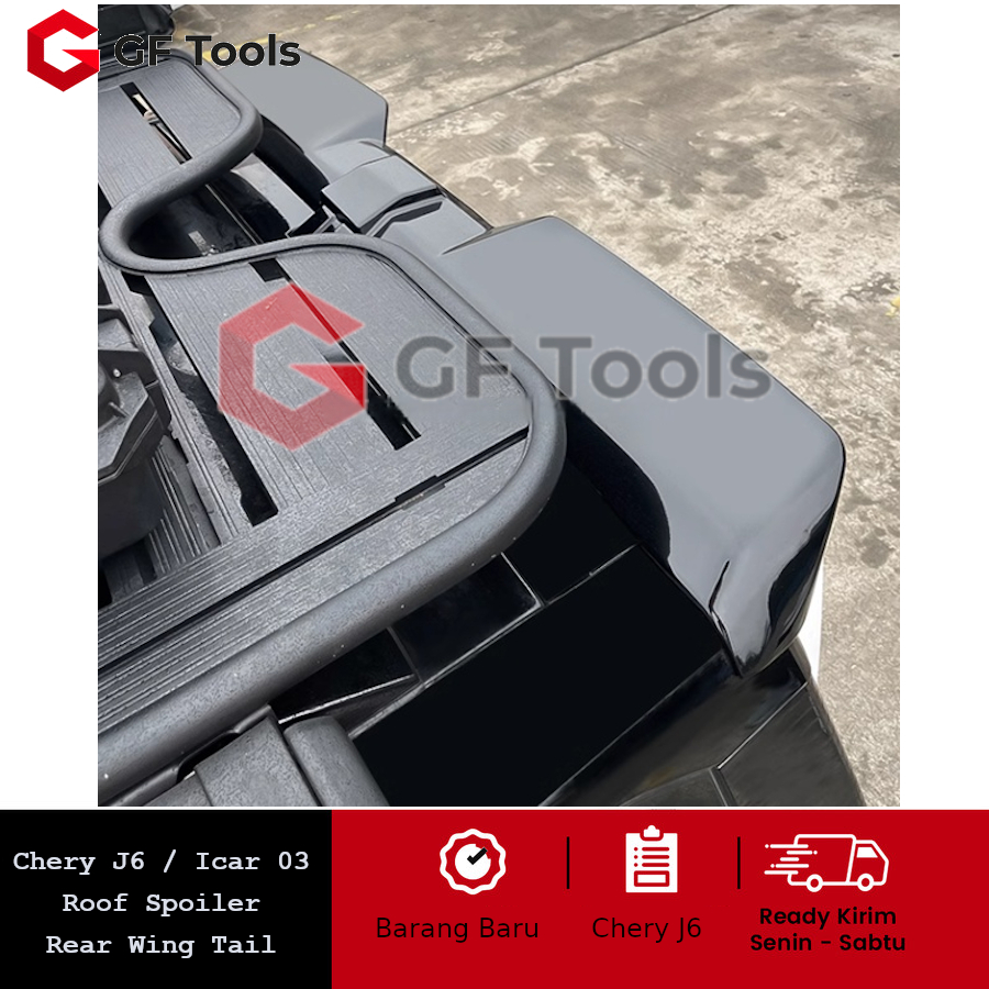 Jual Chery J6 Spoiler Tail Wing Hitam Ready | Shopee Indonesia