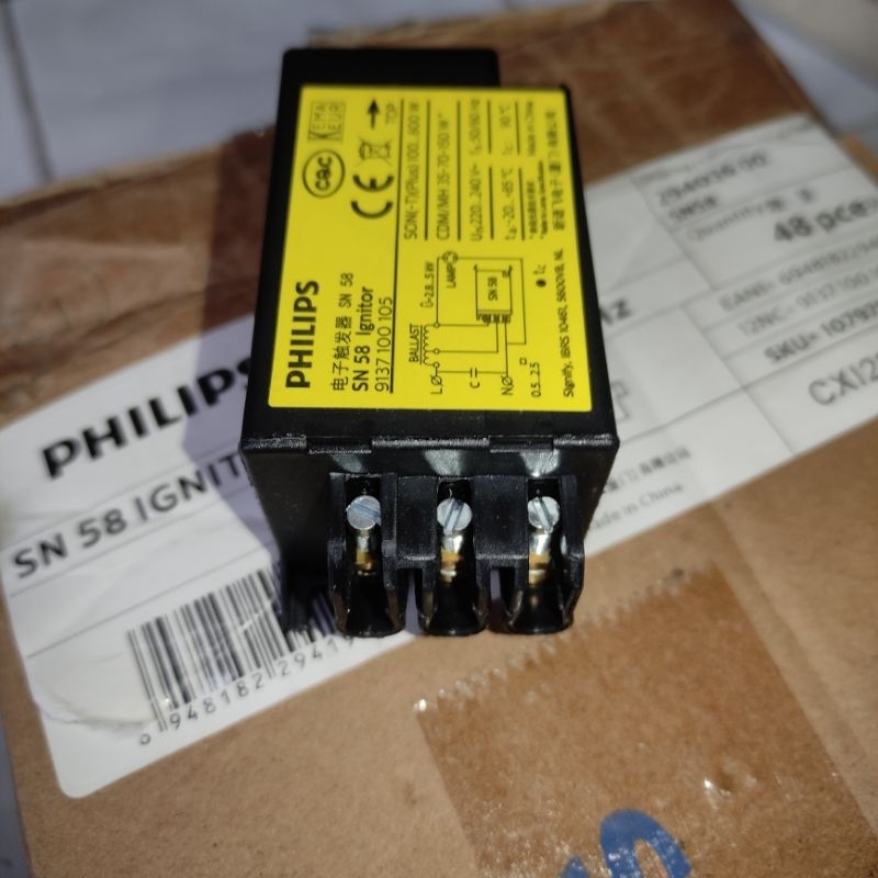 Jual Philips Ignitor SN 58 SON CDM MH 35-70-150-250-400-600W | Shopee ...