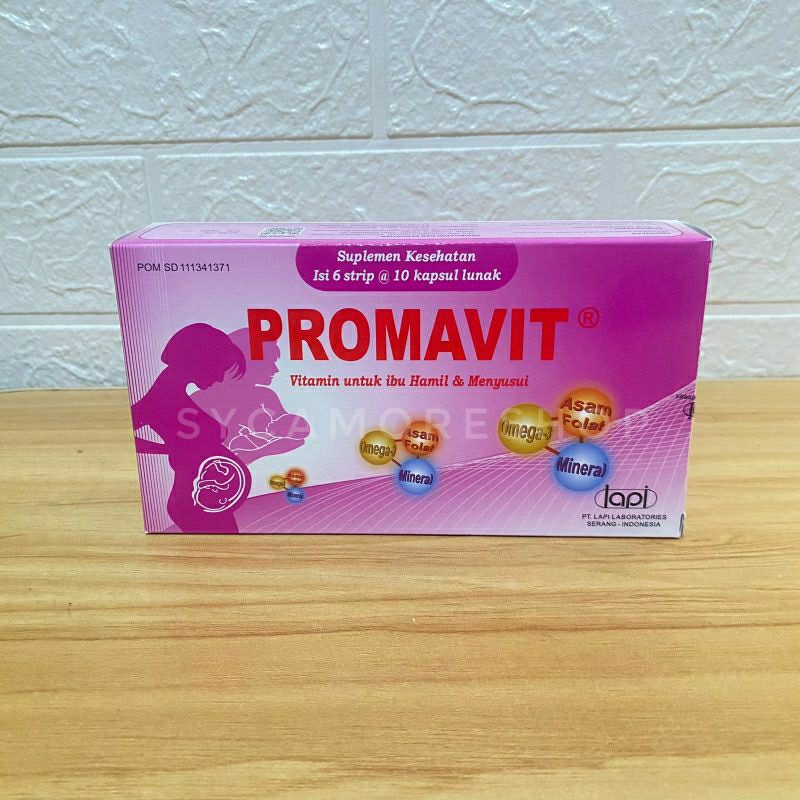 Jual Promavit Multivitamin Ibu Hamil dan Menyusui Box isi 60 Kapsul ...