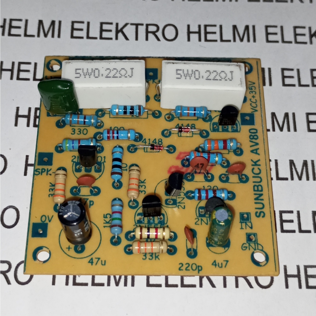 Jual DRIVER POWER AMPLIFIER QUASI NPN / PNP 100W SUNBUCK AV80 | Shopee