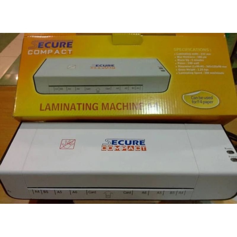 Jual Mesin Laminating / Laminator KTP, ID Card Dokumen SECURE Instant ...