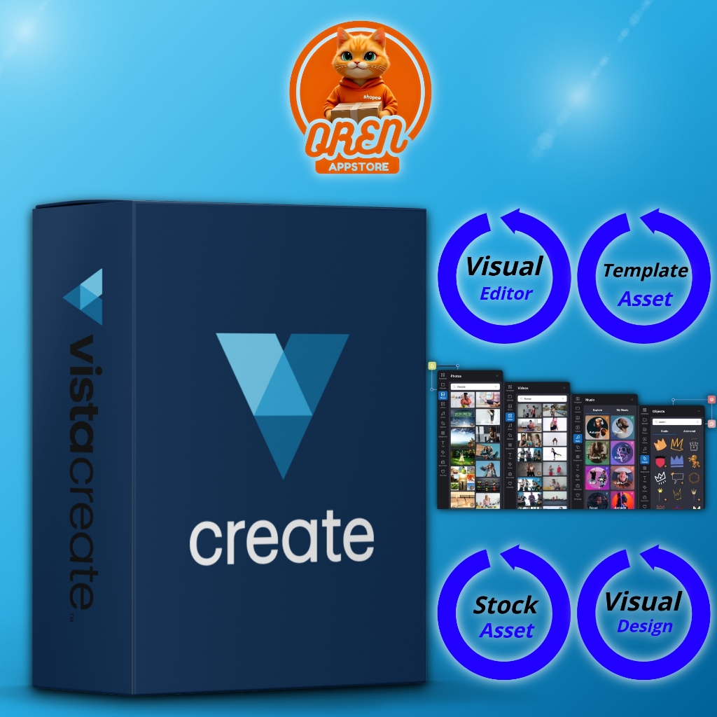 Jual Vista Create | Crello | Editor | Ai | Stock | Template | Canva ...