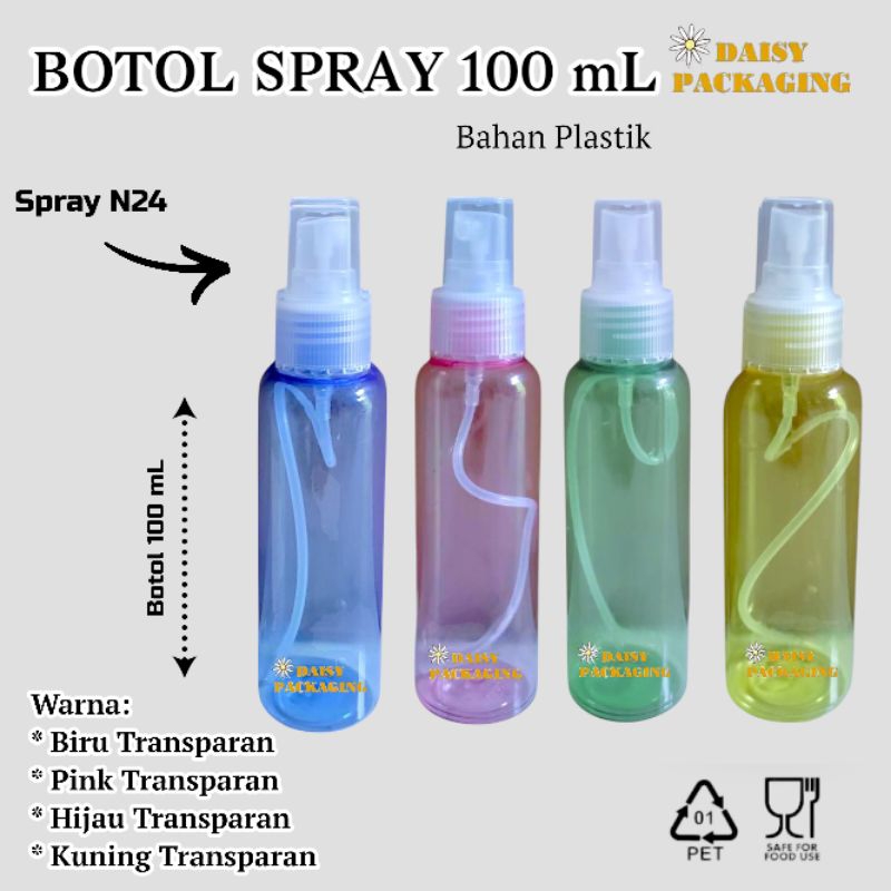 Jual Botol 100ml spray / Botol spray 100ml | Shopee Indonesia