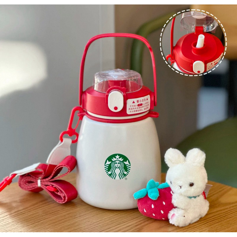 Jual Starbucks china online exclusive strawberry rabbit edition 1000ML ...