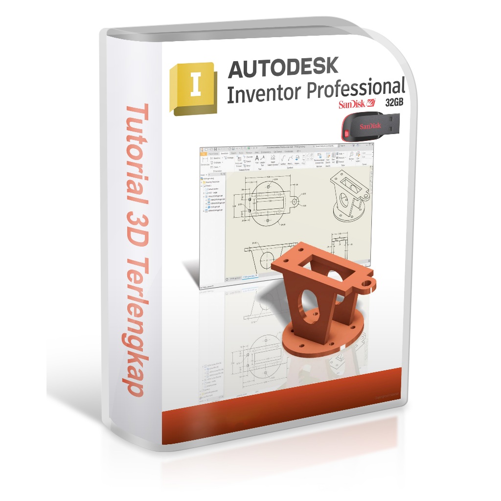 Jual FD32GB Video Tutorial Mastering Autodesk Inventor 2020 - 2025 ...