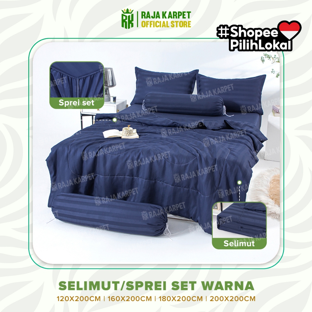 Jual Raja Karpet - Sprei Set Sarung Bantal Guling, Selimut Saja ...