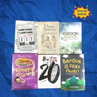 BUKU NOVEL ORIGINAL NOVEL KOMEDI / NOVEL ROMANCE / NOVEL NONFIKSI / NOVEL REMAJA / NOVEL LONTANG LANTUNG / NOVEL THREE SISTER / NOVEL KNOCK KNOCK / NOVEL HAPPY TUMMY / NOVEL GLEN FREDLY / NOVEL BERDOA DIATAS AWAN