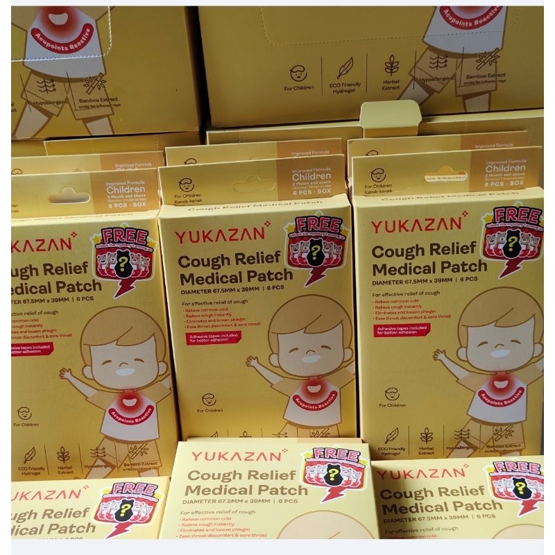 Jual Yukazan Cough Relief Patch/Koyo Batuk Anak | Shopee Indonesia
