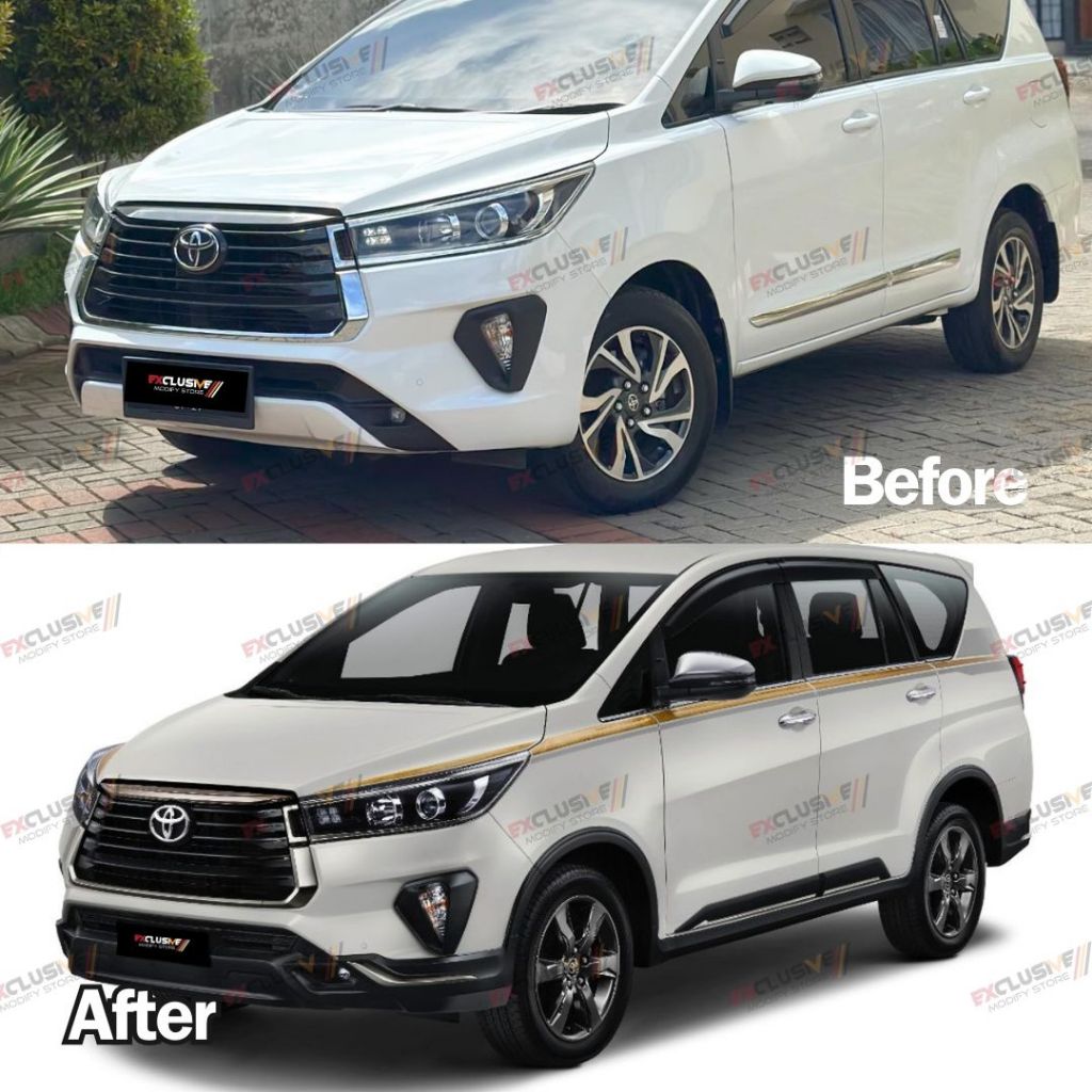Jual INNOVA REBORN (2021 - 2025) UPGRADE BODYKIT SET COMPLETE SIDE ...