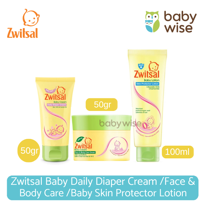 Jual Zwitsal Baby Daily Diaper Cream Face Body Care Baby