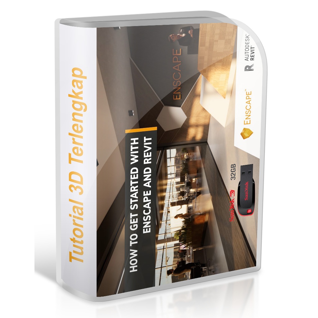 Jual FD32GB Video Tutorial Mastering Revit 2023 Series bonus Enscape ...
