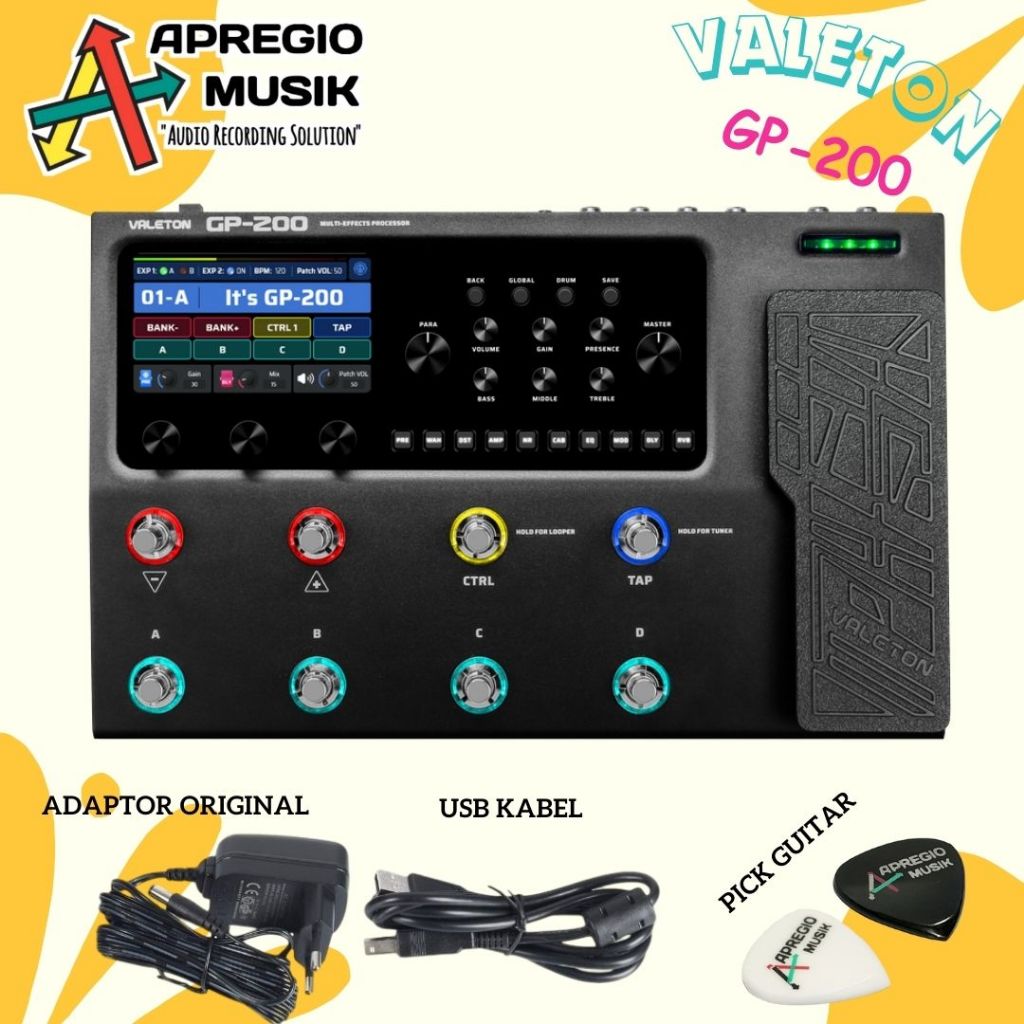 Jual Valeton GP-200 GP200 GP 200 Multi-Effects Processor Original GP200 ...
