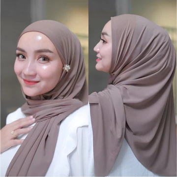 HS Hijab Segitiga Instan Jersey Super Jilbab Instan Jersey Premium