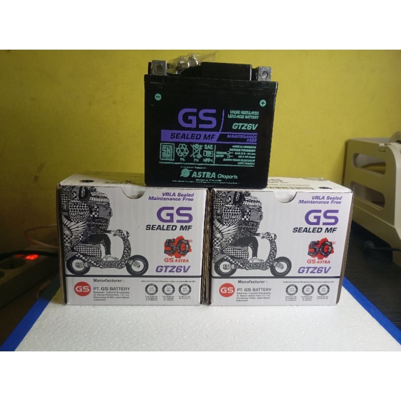 Aki Kering Gs Astra Otoparts GTZ6V Saria fu 150 Raider