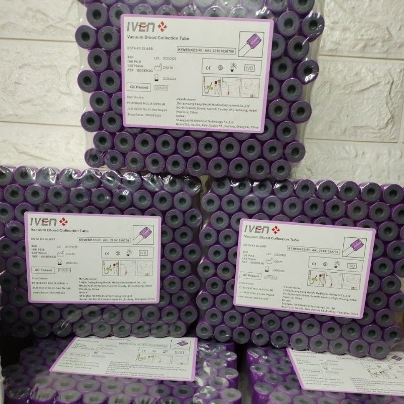 Jual Tabung EDTA IVEN 3ml | Shopee Indonesia