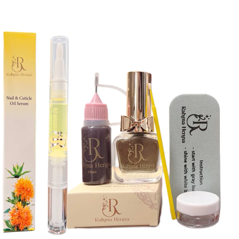 Rahma henna glow series / maroon sultan / red glow / glow