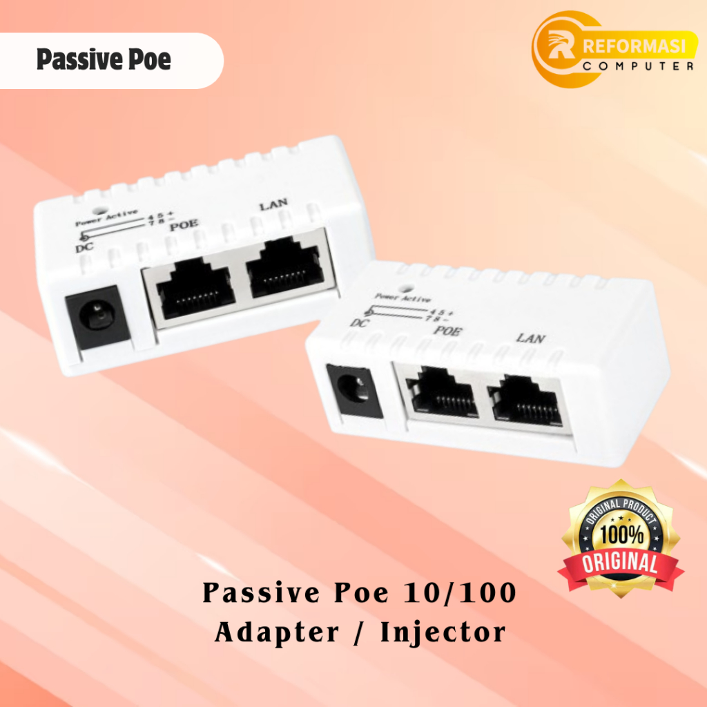 Jual NYK Passive Poe NYK 10/100 Adapter / Injector | Shopee Indonesia