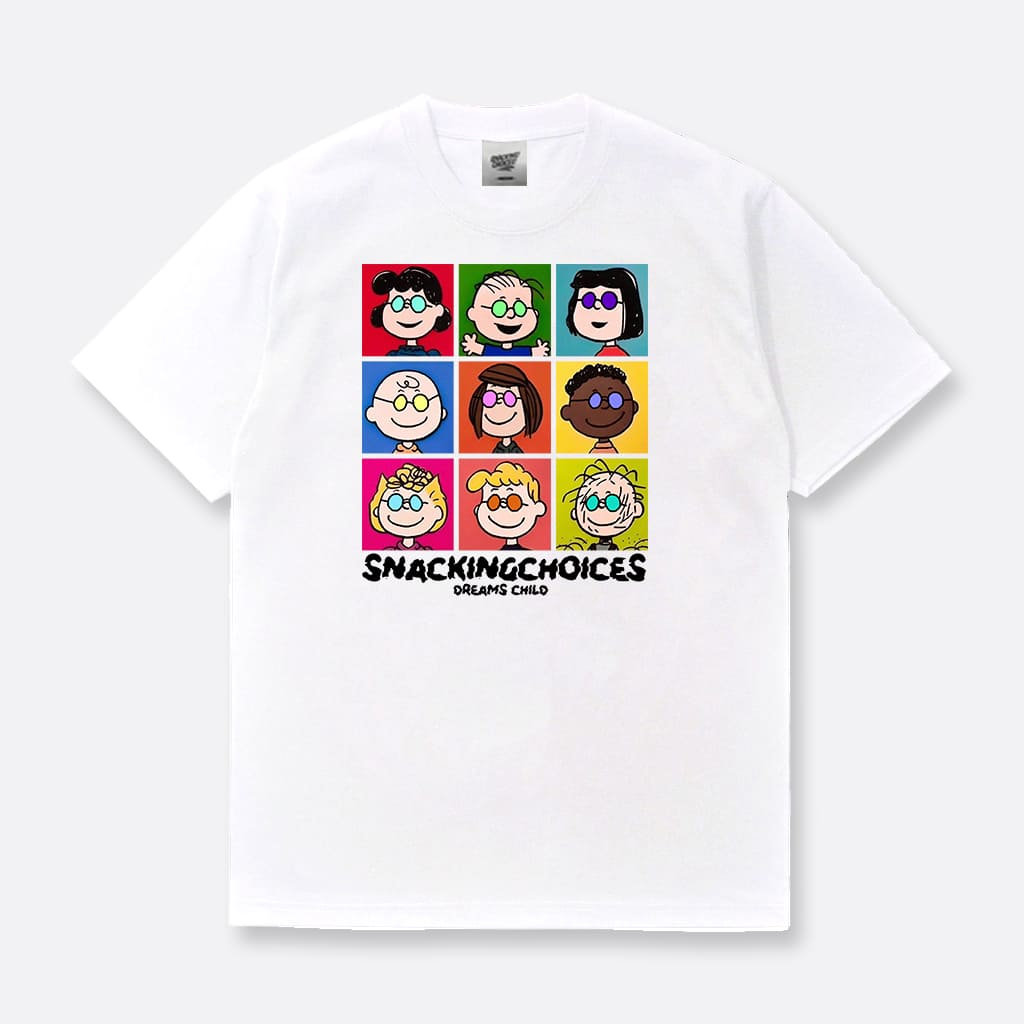 Jual T-shirt | kidless | White | Snackingchoices | Shopee Indonesia
