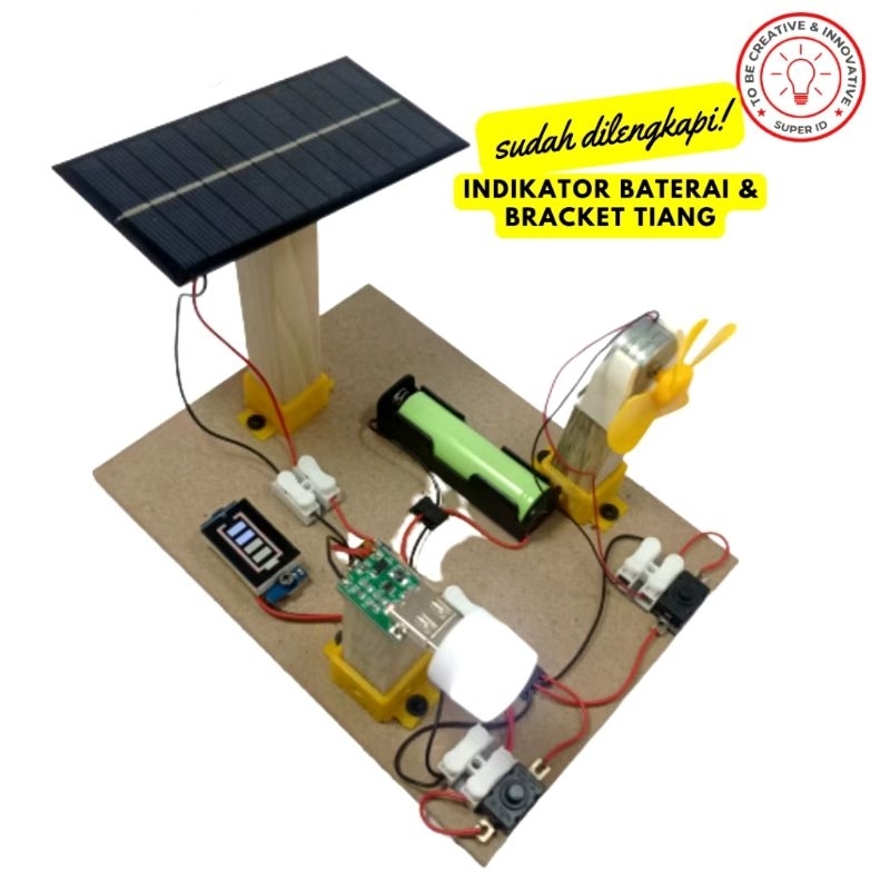 Jual Panel Surya Tenaga Surya PLTS Energi Dengan Battery Simulator ...
