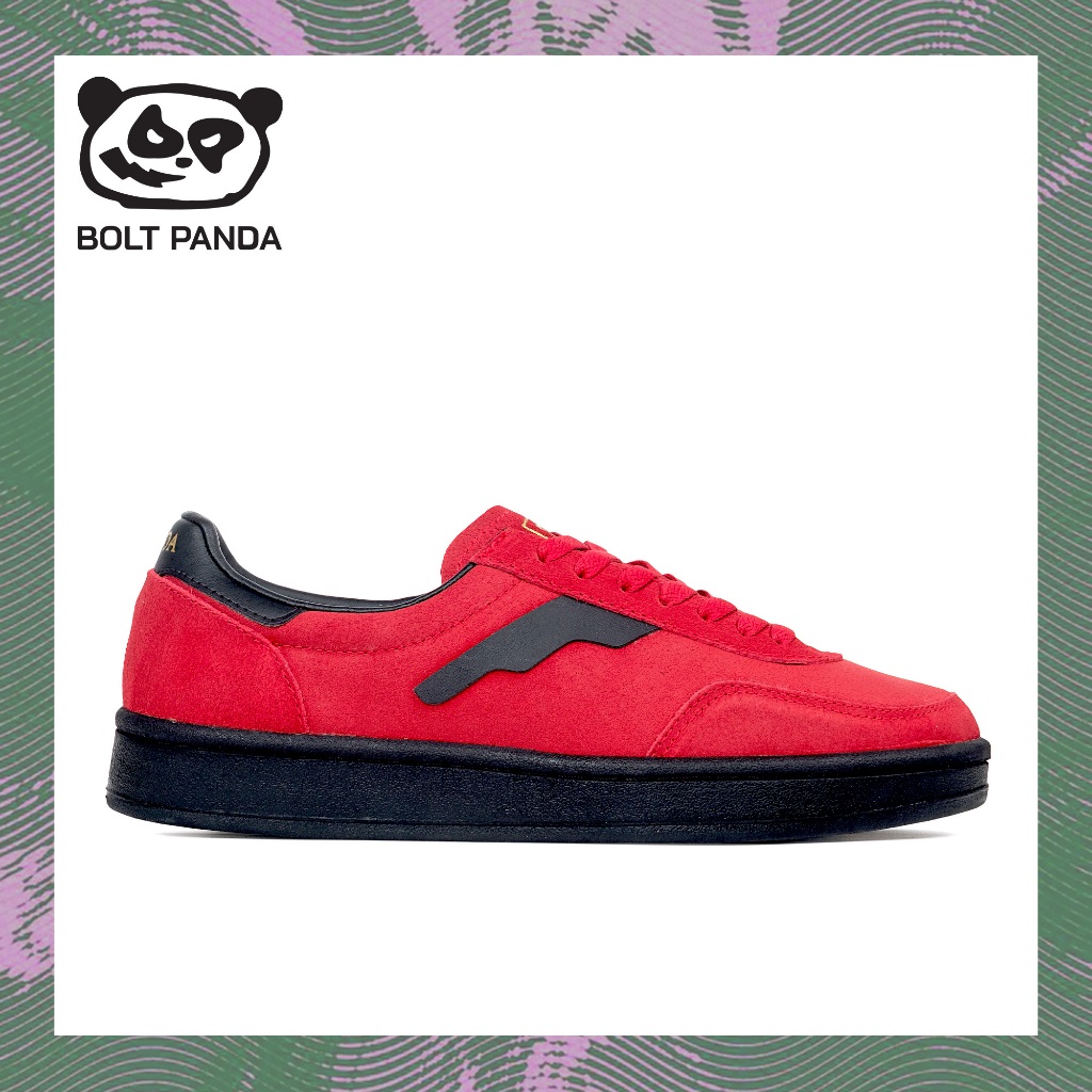 Jual Sepatu Sneaker BOLT PANDA - FERDI - V.Red Black | Shopee Indonesia