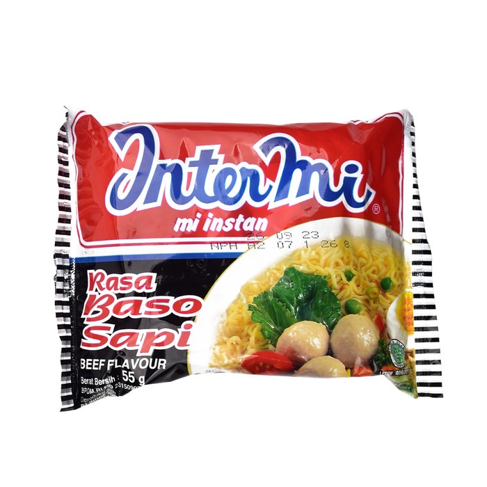 Jual Intermi 1 Dus Karton 40 bks Intermie Mie Baso Sapi Mie Instant ...