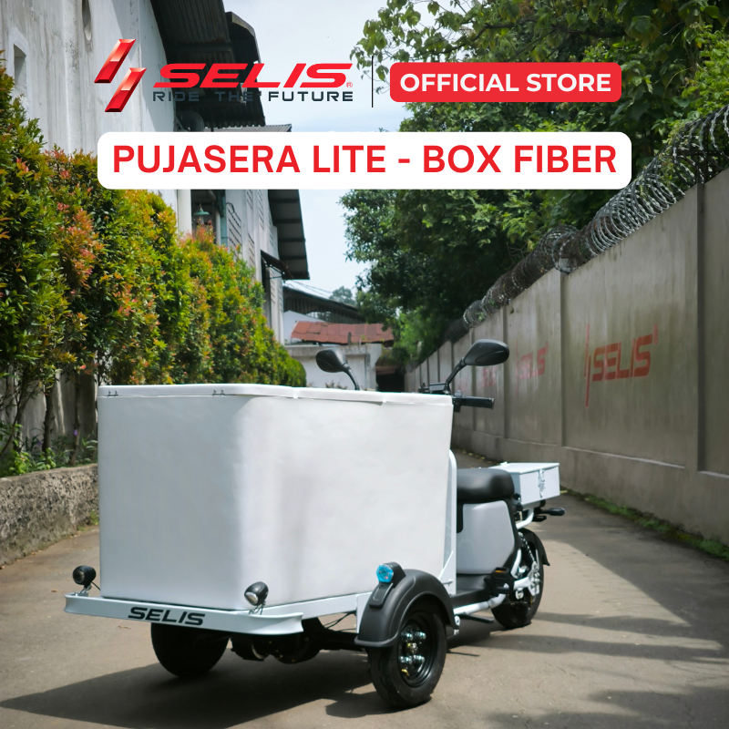 SELIS - Gerobak Listrik Pujasera Lite Fiber  ( Gerobak Sepeda Listrik / Gerobak Kopi / Gerobak Sepeda / Gerobak Listrik / Gerobak Keliling / Gerobak Sepeda Kopi  / Gerobak UMKM )