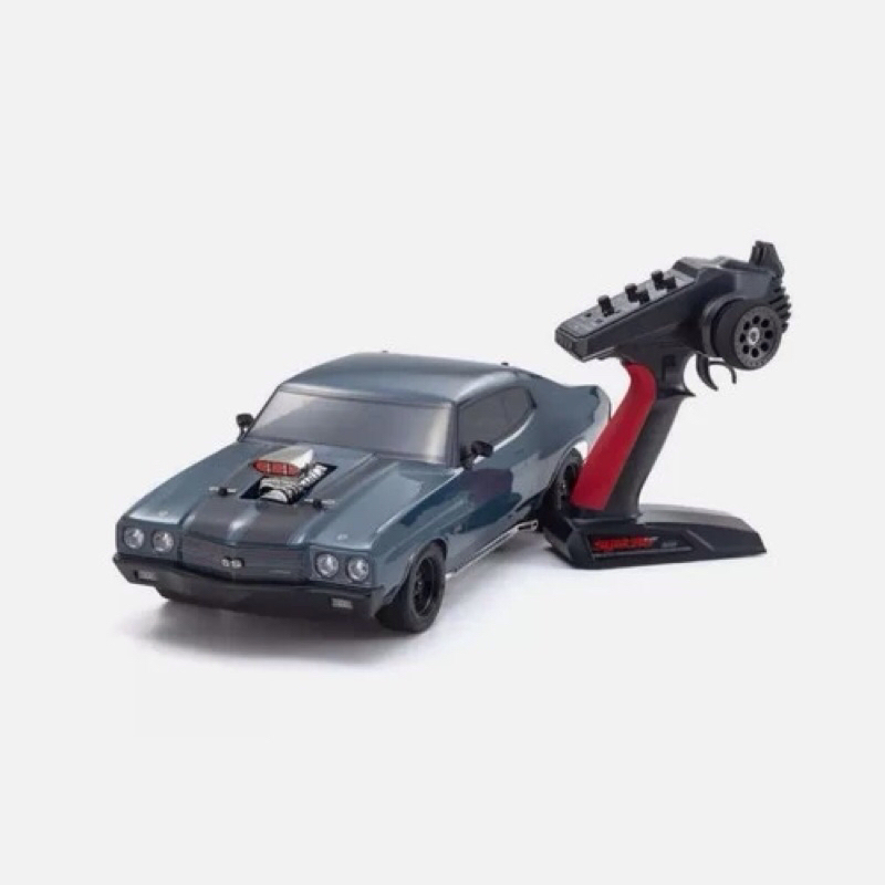 Carrozzeria Kyosho Per 1970 Chevy Chevelle Sovralimentato – Scala 1/10 – Blu Scuro