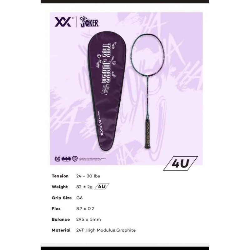 Jual Raket Maxx The Joker Graphite High Modulus | Shopee Indonesia
