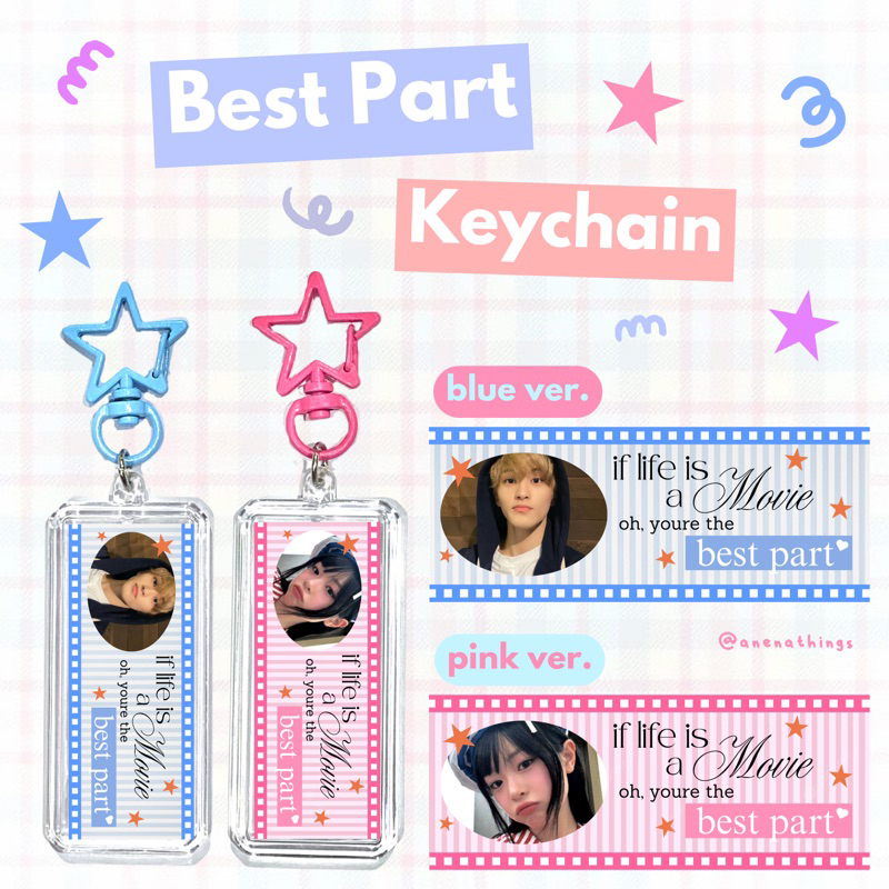 Jual Best Part Keychain by AnenaThings [ bebas custom foto ] | Shopee ...