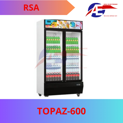Jual Showcase RSA 2 Pintu TOPAZ-600 568L | Shopee Indonesia