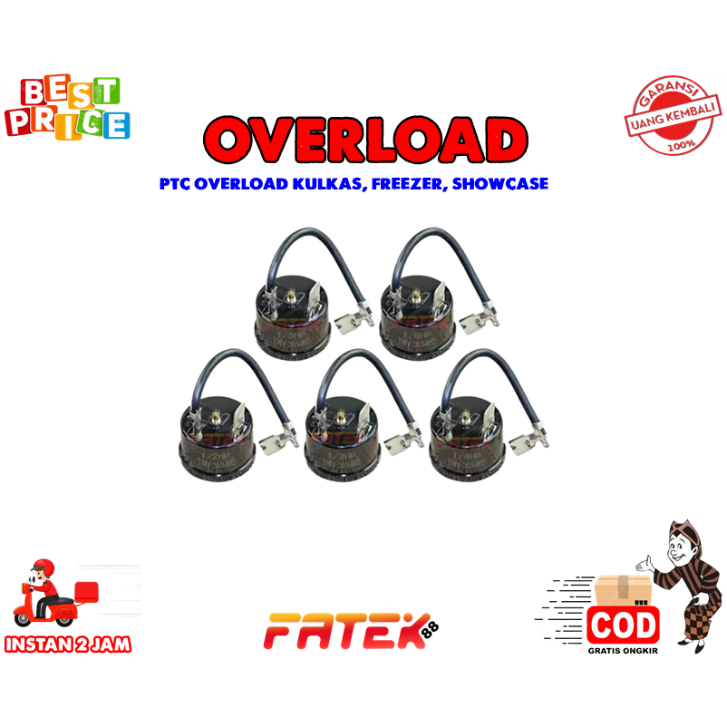 Jual OVER LOAD KULKAS 1/4 HP/PK | OVER LOAD BULAT | OVERLOAD FREZER ...