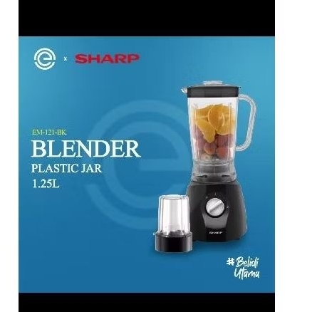 Jual BLENDER SHARP EM-121 BK NEW | Shopee Indonesia