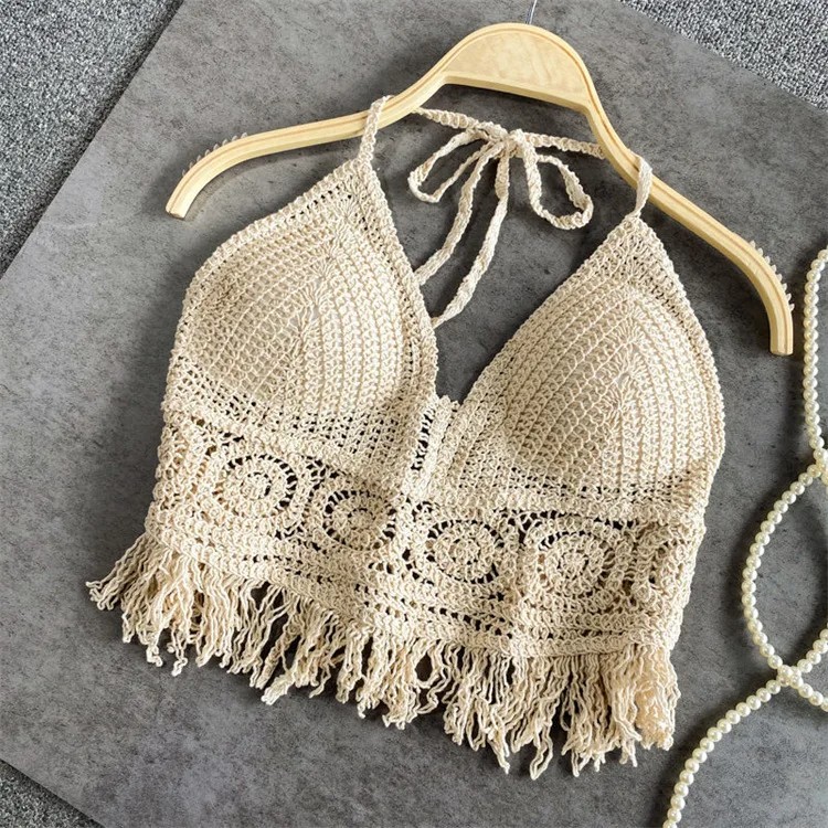 Jual Bikini Rajut Bali Pantai Bra Rajut Vest Rumbai Rajut Bh Bikini ...