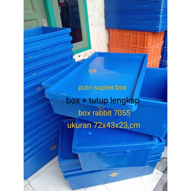 Jual box Container rabbit 7055 size 72x43x23.cm grade A | Shopee Indonesia