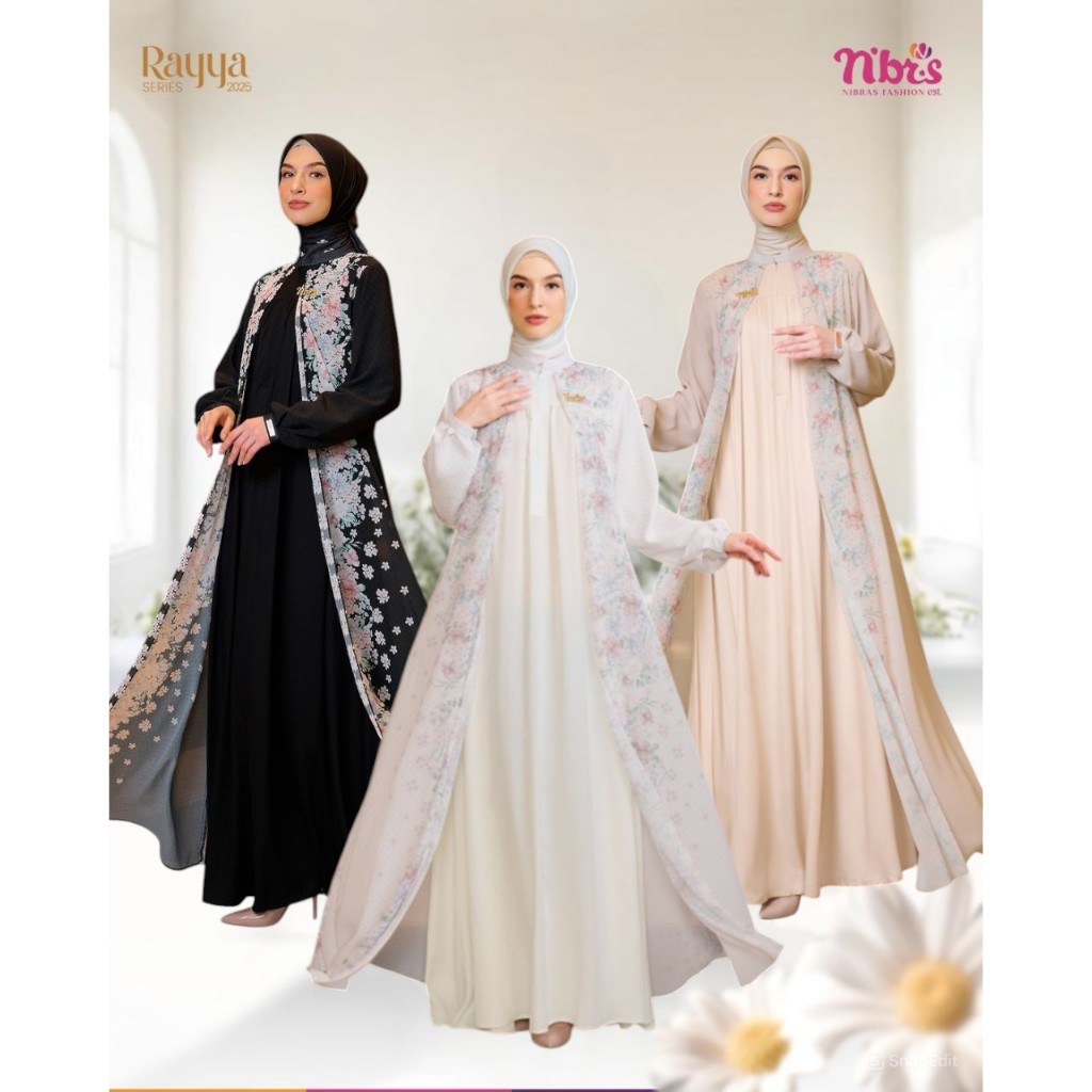 Jual GAMIS NIBRAS UMBRA BLACK BROKEN WHITE CREAM BEIGE BY NBRS FASHION ...