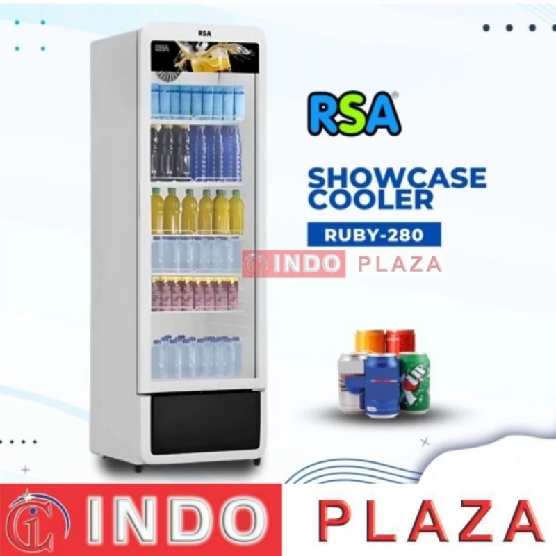 Jual SHOWCASE RSA 5 RAK 280 Liter RSA RUBY-280 | Shopee Indonesia