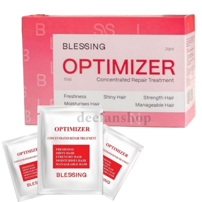 Jual BLESSING OPTIMIZER Hair Mask 1 BOX Masker Rambut | Shopee Indonesia
