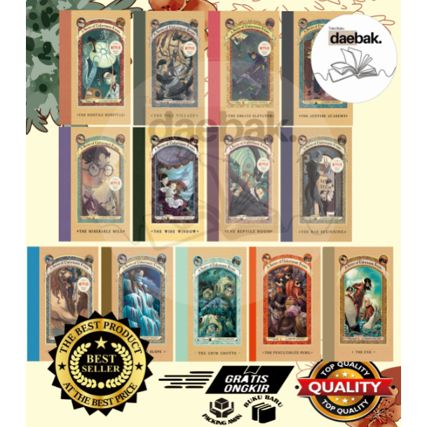 Jual [ENGLISH] PAKET 13 A SERIES OF UNFORTUNATE EVENTS COMPLETE ...